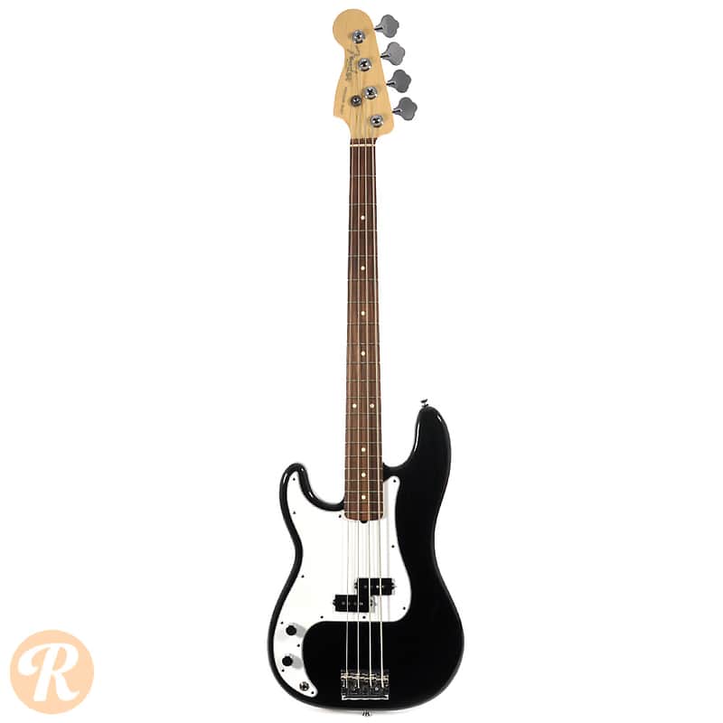 Fender American Standard Precision Bass Left-Handed Black 2011 image 3