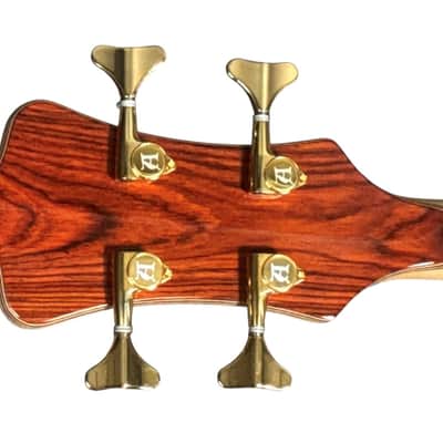 Alembic Stanley Clarke Sign Deluxe, Cocobolo / Ebony / Green and Amber LED's  9.8 LBS *IN STOCK* image 14