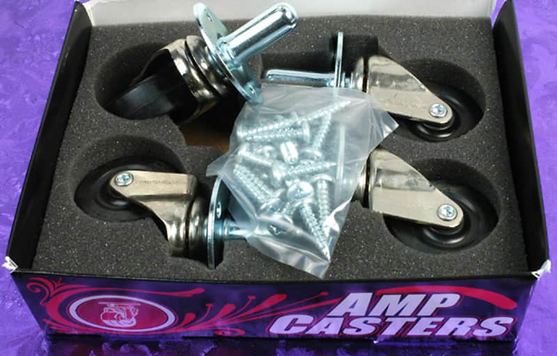 Ernie Ball Model 6102 Amplifier Amp Pop In Swivel Casters, Set of Four. image 1