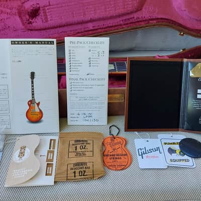 GIBSON CUSTOM SHOP 2014 HISTORIC COLLECTION 1959 Les Paul Standard Reissue VOS Iced Tea Burst Light Aged image 11