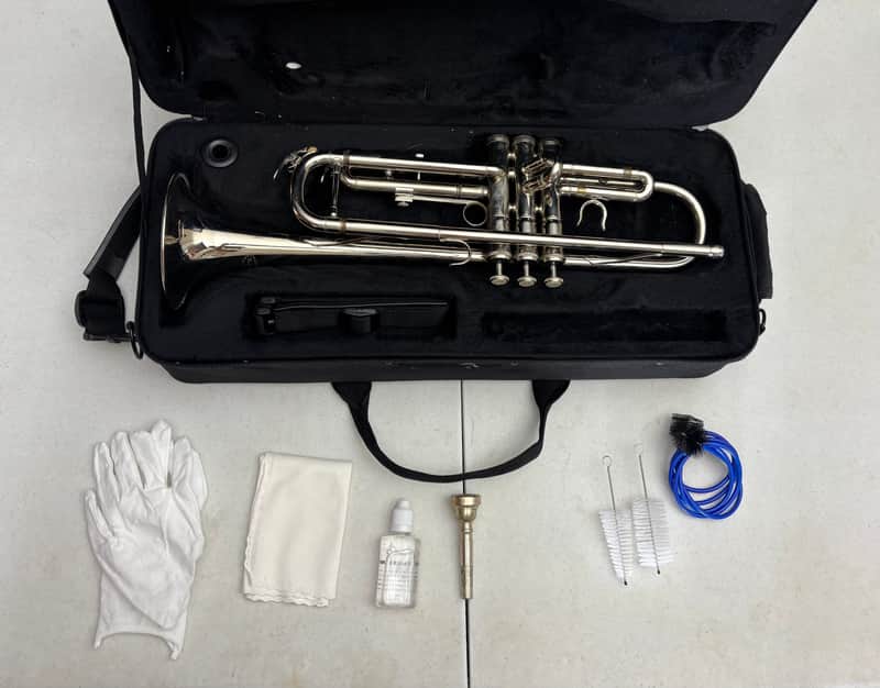 Conductor Silver-Plated Bb Trumpet – Excellent Condition – Case & Accessories image 1