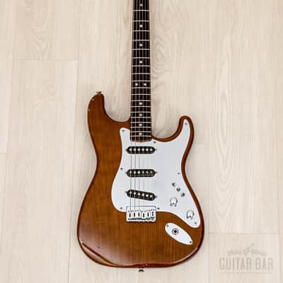1980 Fender Stratocaster Hardtail Vintage Guitar Mocha, Schecter Dream Machine Mods w/ F500T Pickups, Case image 2