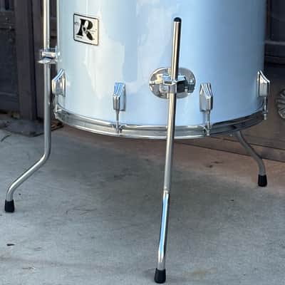 Vintage Rogers XP-8 Big R 18" Floor Tom Silver Mist Maple Shell for Drum Set image 4