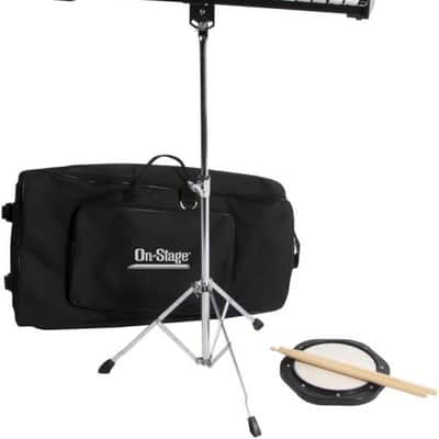 On-Stage BSK2500 Bell Kit - The Ultimate Percussion Package for Musicians, Unleash Your Creativity with Bells, Sturdy Stand, Mallets, Practice Pad and a Convenient Carrying Bag image 1