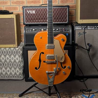 Gretsch G6120TM - Tiger Maple Orange