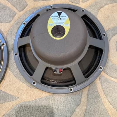 Pair Vintage 1960s Fender JBL D120F 12" 8 ohm guitar amp speakers image 2