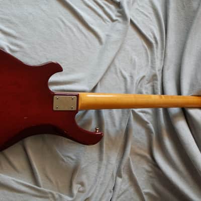 ENDS THIS FRIDAY ! Gibson Victory Artist Bass 80's Red A Great Player ! Gibson gig bag image 8