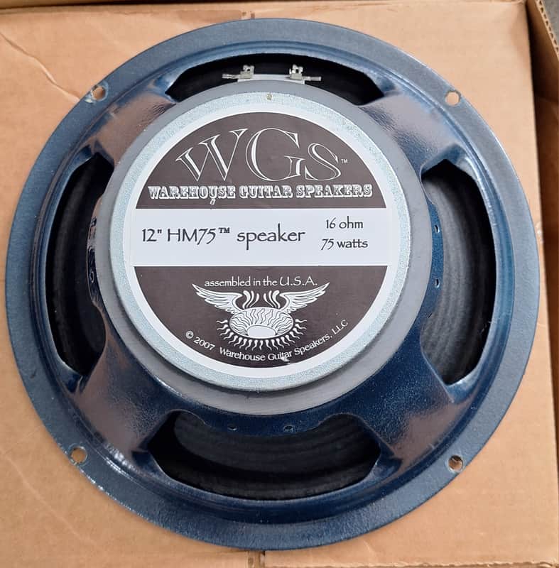 WGS HM-75, 16ohm Guitar Speaker (G12T-75 Replacement) Bild 1