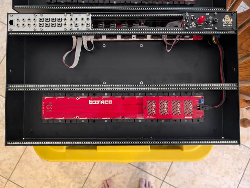 Befaco 7U Case for Eurorack 2024 - Black + Many Extras (#2/2) image 1