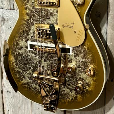 Gretsch G6134TG Limited Edition Paisley Penguin Gold Paisley Burst, Help Support Small Business & Buy it Here ! image 5