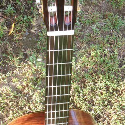 1986 Kazuo Yairi H-5 Hermann Hauser Model Classical Guitar - Natural+Hard Case image 6