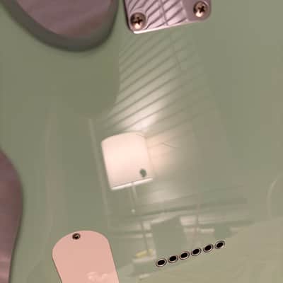 Squier Paranormal Baritone Cabronita Telecaster - Surf Green image 5