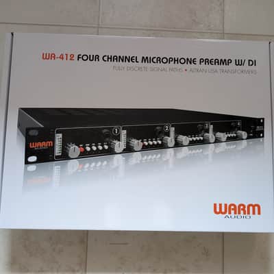 Warm Audio WA-412 4-Channel Mic Preamp 2016 - Present - Black image 9