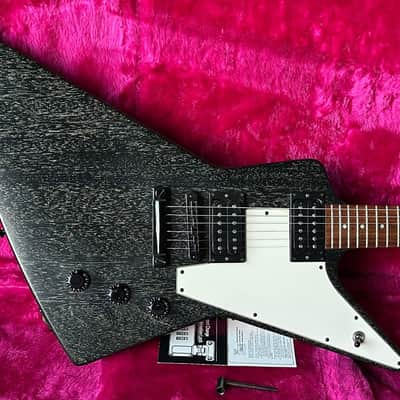 1994 Gibson Custom Shop Explorer ''Silver Fox'' Finish with Original Case image 1