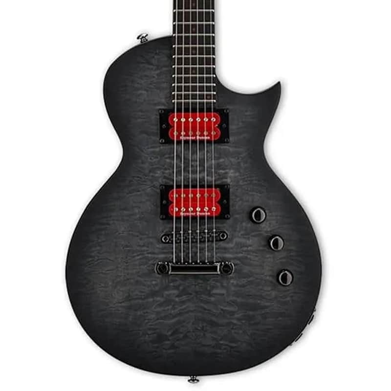 ESP LTD BB-600 Baritone Ben Burnley Signature - See Thru Black Sunburst Satin image 1