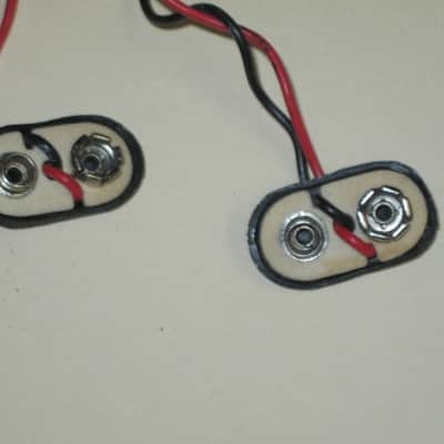 used 1980s genuine DOD double 9v battery clip for Performer series pedals  (NO pedals inlcuded / NO other parts included) battery clips work fine (pedal seen in pictures is provided as a reference) image 12