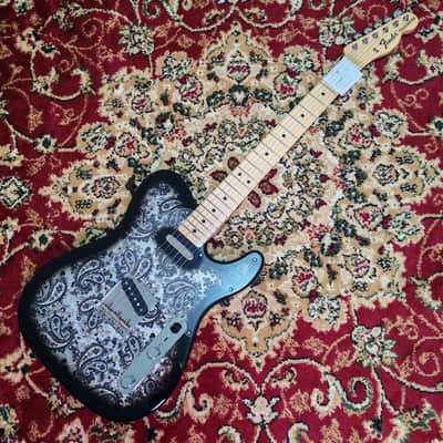 *NEW IN BOX* 2025 Fender Japan Limited Edition Telecaster Black Paisley, JD25 MIJ image 5