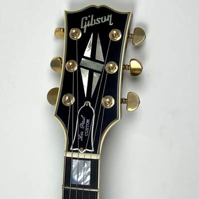 Gibson Les Paul Custom triple pickup '57 Reissue Black Beauty with gold hardware, original Custom Shop case , and Gibson Cert and tag image 4