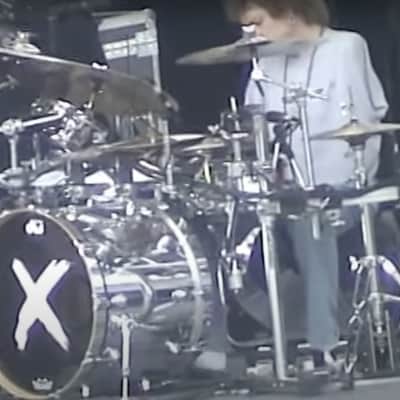 DW/Hart Dynamics Rick Allen's Def Leppard, 2002 "X" Tour Drum Set (#3). Autographed by the whole band. Authenticated! image 9