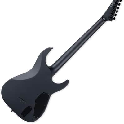 ESP LTD M-1000B Baritone Lefty Guitar Black Satin image 2