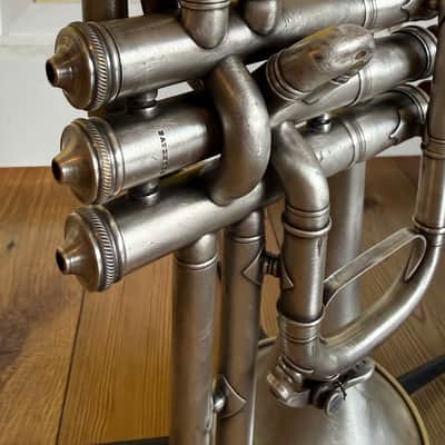 1908 Conn “The Connqueror” Cornet – Restored, Excellent Player image 7