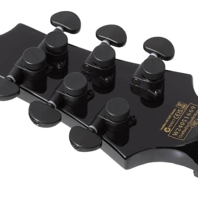 Schecter V-1 Przym Palladium Gloss Black image 16