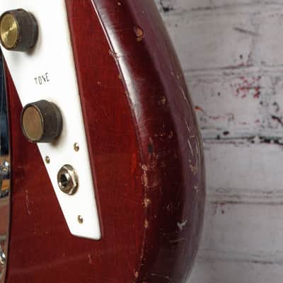 Galanti - 1960's Grand Prix Made In Italy Electric Guitar Cherry - VINTAGE image 21