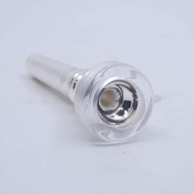ACB 1.5CS Trumpet Mouthpiece with a Clear Acrylic Rim - Silver/Acrylic image 4