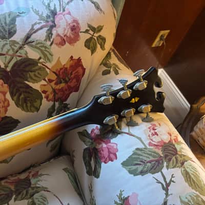 Sam Koontz Dual F Hole Cutaway 18” SK-1 1970’s - Sunburst image 8