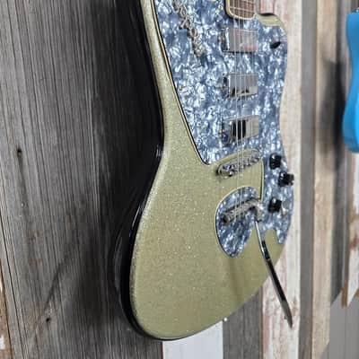 Italia Modena 2010s - Silver Sparkle with Black Back image 4