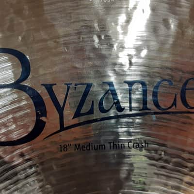 Meinl 18" Byzance Brilliant Medium-Thin Crash 2004 - Present - Brilliant image 4