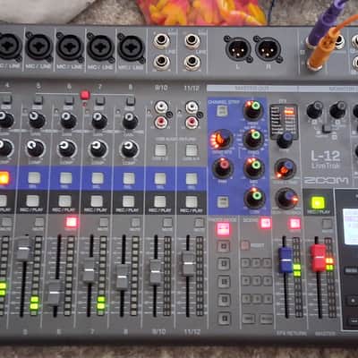 Zoom LiveTrak L-12 Digital Mixer / Recorder 2010s - Grey / Blue image 1