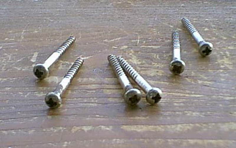 1960s Fender Stratocaster Trem bridge Screw set Tremolo original luthier project parts restoration image 1
