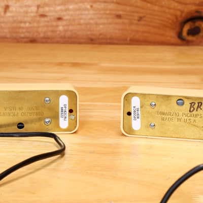 DiMarzio DP209 Bridge + DP162 Neck DLX Plus and Super Distortion  Soapbar P-90 Cream (Will Separate) image 7
