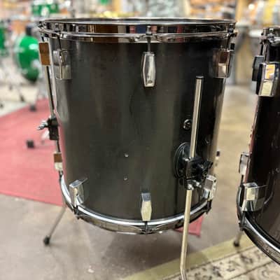 Tempus 4-Piece Carbon Fiber Drum Set 1990s - Black image 12