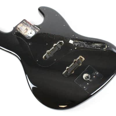 1981-1982 Vintage Fender Jazz Bass BLACK Body USA 1980s image 6