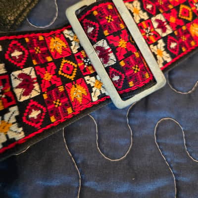 Vintage 1960's Ace Jimi Hendrix "Woodstock" Guitar Strap image 5