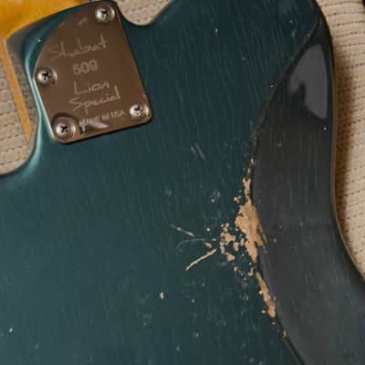 Shabat Lion Special Metallic British Racing Green Electric Guitar image 13