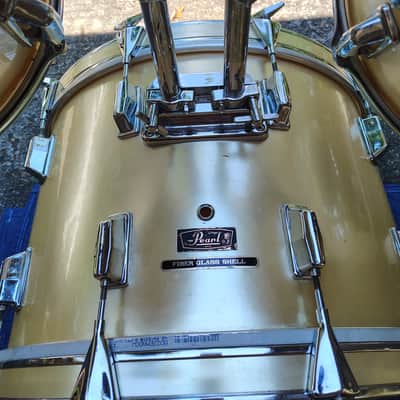 Pearl Fibreglass 4 piece Shell Pack 12,13,16, and 22 1970's image 6