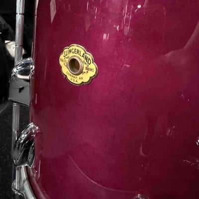 *RARE!* Slingerland StudioKing 3-Piece 12/14/18 Bop Drum Kit Set in Plum Gloss Lacquer w/ Upgraded Die-Cast Hoops image 5