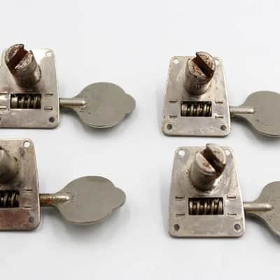 1978 Vintage Fender Musicmaster Bass Tuners ~Nickel~ USA 1960s-1970s image 8