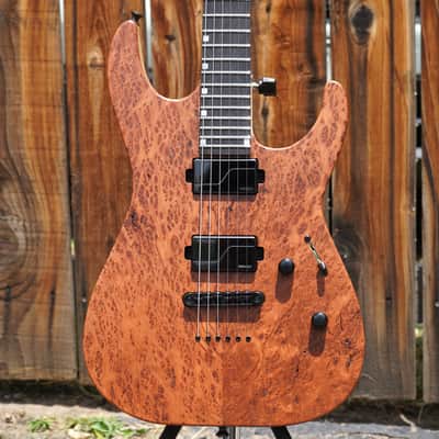 ESP USA M-II DX NT Redwood/Korina Body 6-String Electric | #2 of 4 Made Total | Includes Black Tolex Hard Case image 8