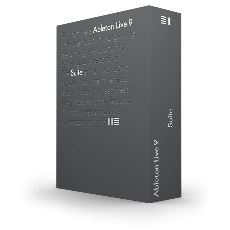 [Discontinued] Ableton Live 9 Suite - (Box, Upgrade from Live Intro) - 20% Discount on Live 9 + FREE Upgrade to Live 10 image 1