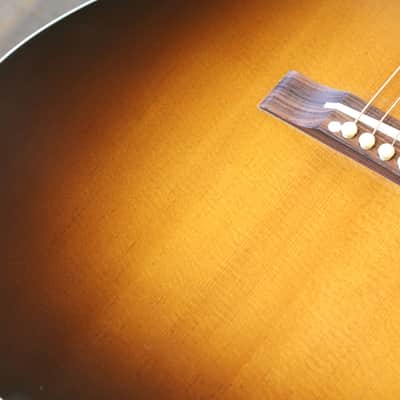 2008 Gibson Advanced Jumbo Acoustic Guitar Vintage Sunburst + OHSC image 6