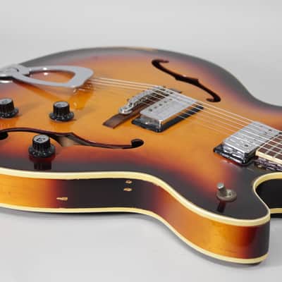 1966 Guild Starfire IV Sunburst Finish Vintage Electric Guitar w/OHSC image 9