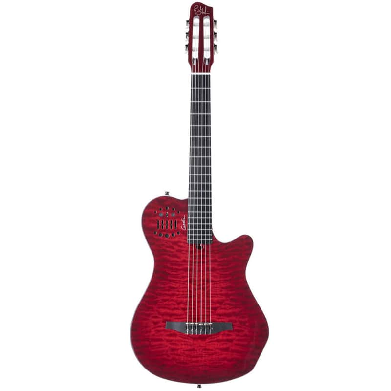 Godin ACS Grand Concert Quilted Maple - Trans Red image 1