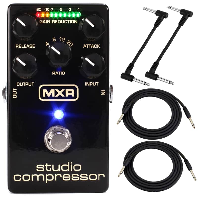 MXR M76 Studio Compressor Guitar Effects Pedal with Cables image 1