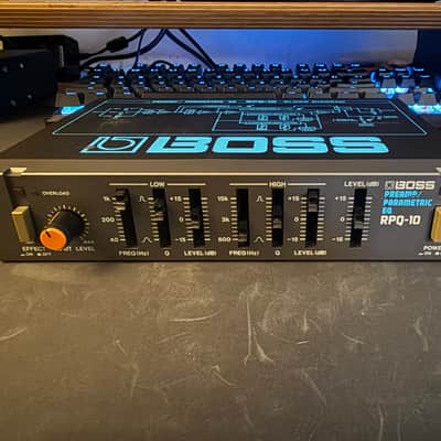 Boss RPQ-10 Micro Rack Series Preamp / Parametric EQ 1985 - 1990 - Black