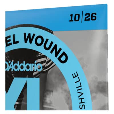 D'Addario XL Nickel High Strung/Nashville Tuning Electric Guitar Strings - 10-26 image 4