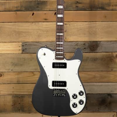 Fender Chris Shiflett Cleaver Telecaster Deluxe Charcoal Frost Metallic w/ Case image 5